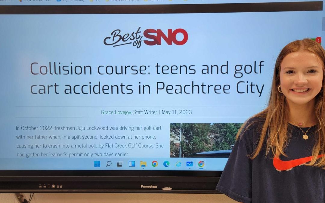 Making History: Grace Lovejoy’s Award-Winning Story on Teen Golf Cart Accidents