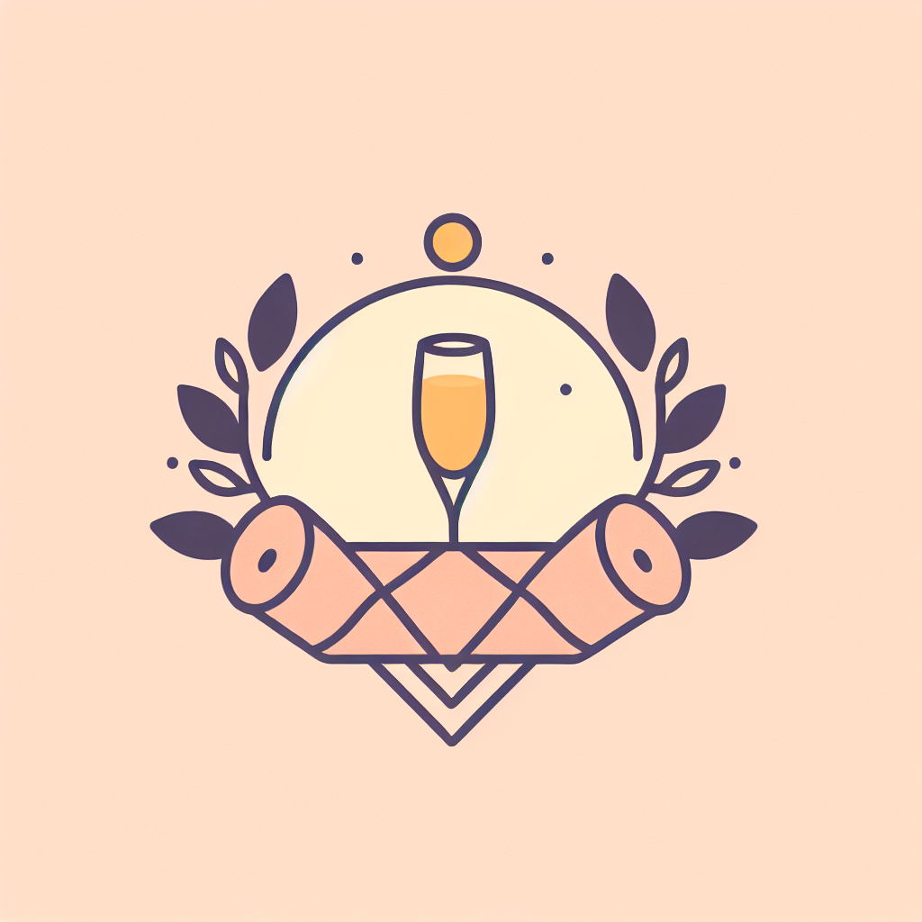 Logo for the Mats & Mimosas Workshop.